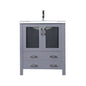 Volez 30 in W x 18.25 in D Dark Grey Bath Vanity