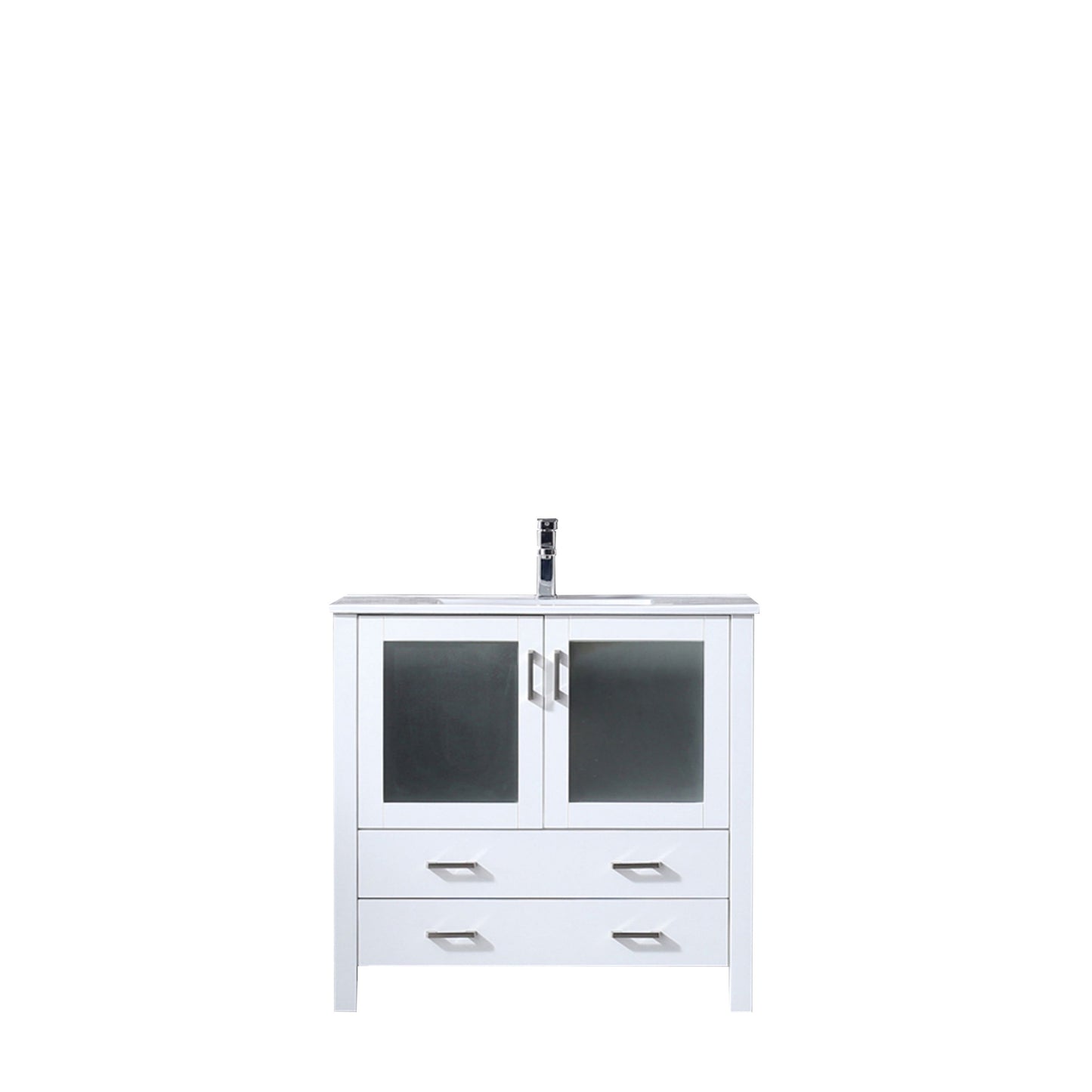 Volez 36 in W x 18.25 in D White Bath Vanity