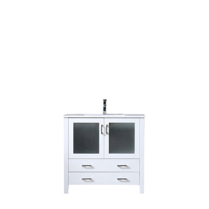 Volez 36 in W x 18.25 in D White Bath Vanity