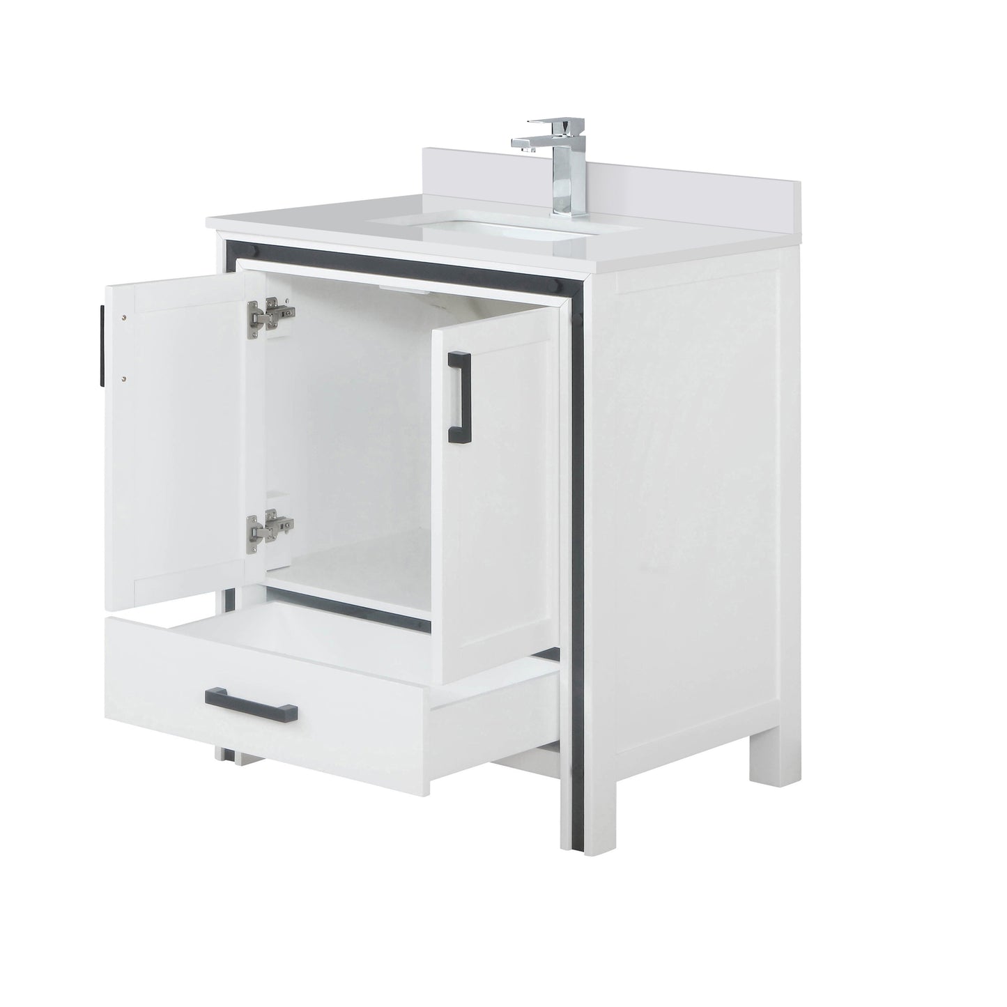 Ziva 30 in W x 22 in D White Bath Vanity