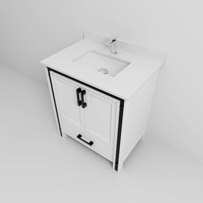 Ziva 30 in W x 22 in D White Bath Vanity