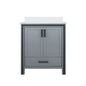 Ziva 30 in W x 22 in D Dark Grey Bath Vanity