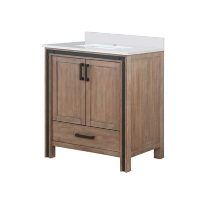 Ziva 30 in W x 22 in D Rustic Barnwood Bath Vanity