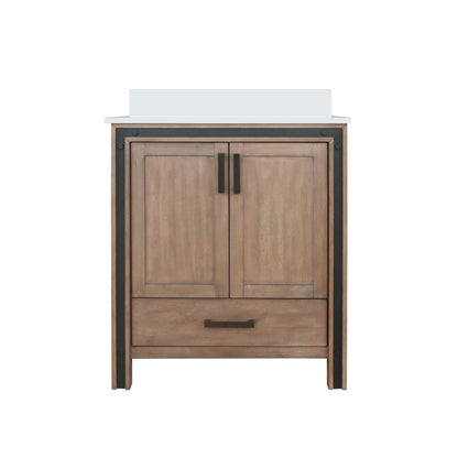 Ziva 30 in W x 22 in D Rustic Barnwood Bath Vanity