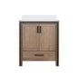 Ziva 30 in W x 22 in D Rustic Barnwood Bath Vanity