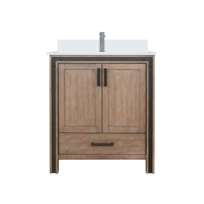 Ziva 30 in W x 22 in D Rustic Barnwood Bath Vanity