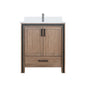Ziva 30 in W x 22 in D Rustic Barnwood Bath Vanity