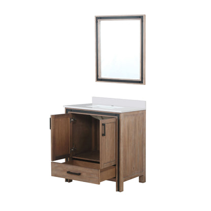 Ziva 30 in W x 22 in D Rustic Barnwood Bath Vanity