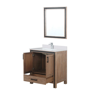Ziva 30 in W x 22 in D Rustic Barnwood Bath Vanity