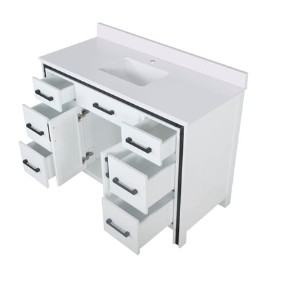 Ziva 48 in W x 22 in D White Bath Vanity