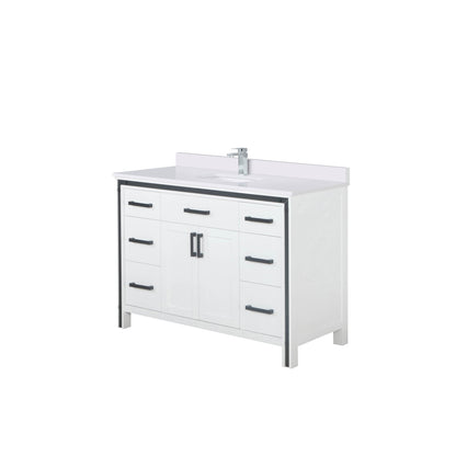 Ziva 48 in W x 22 in D White Bath Vanity