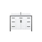 Ziva 48 in W x 22 in D White Bath Vanity