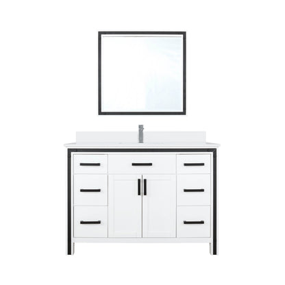 Ziva 48 in W x 22 in D White Bath Vanity