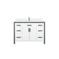 Ziva 48 in W x 22 in D White Bath Vanity
