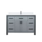 Ziva 48 in W x 22 in D Dark Grey Bath Vanity