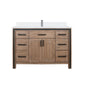 Ziva 48 in W x 22 in D Rustic Barnwood Bath Vanity