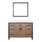 Ziva 48 in W x 22 in D Rustic Barnwood Bath Vanity