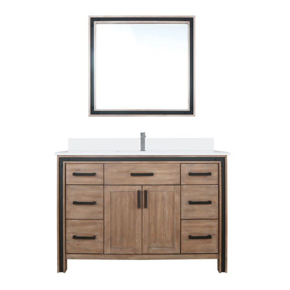 Ziva 48 in W x 22 in D Rustic Barnwood Bath Vanity