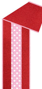 2.5"X10YD 3-IN-1 POLKA DOT/FUSED PINK/WHITE/RED