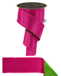2.5"X10YD SATIN FUSED HOT PINK/FRESH GREEN