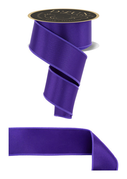 2.5"X10YD SATIN FUSED PURPLE