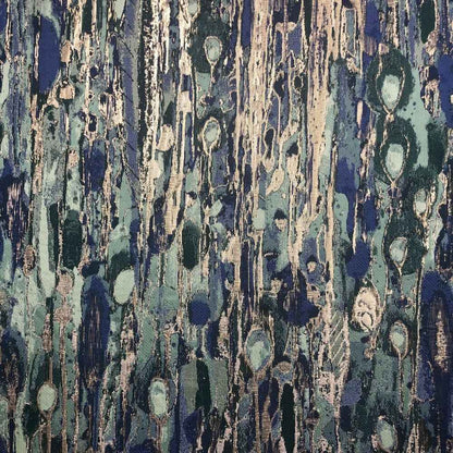 Green LYNN Jacquard Print Metallic - Custom Tablecloths