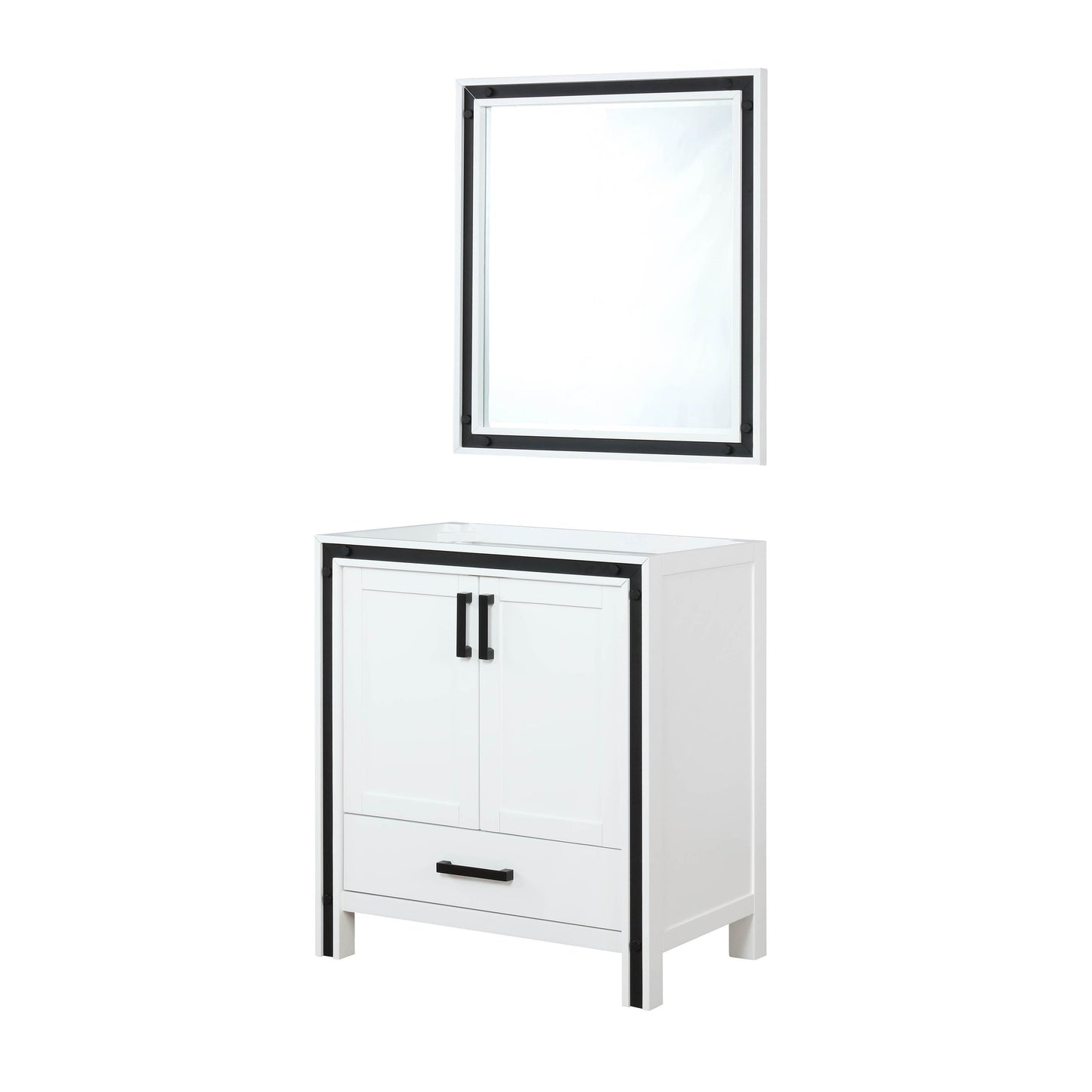 Ziva 30 in W x 22 in D White Bath Vanity
