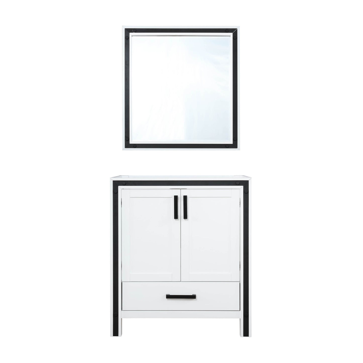 Ziva 30 in W x 22 in D White Bath Vanity