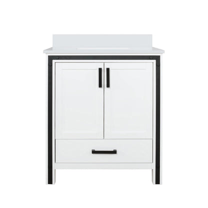 Ziva 30 in W x 22 in D White Bath Vanity