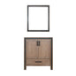 Ziva 30 in W x 22 in D Rustic Barnwood Bath Vanity