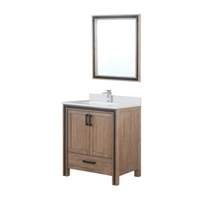 Ziva 30 in W x 22 in D Rustic Barnwood Bath Vanity