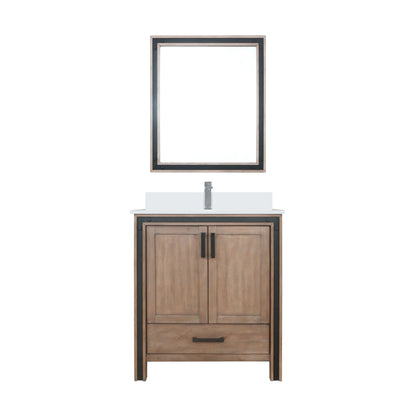 Ziva 30 in W x 22 in D Rustic Barnwood Bath Vanity