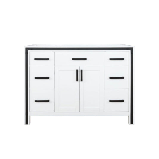 Ziva 48 in W x 22 in D White Bath Vanity