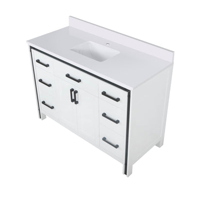 Ziva 48 in W x 22 in D White Bath Vanity