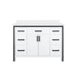 Ziva 48 in W x 22 in D White Bath Vanity