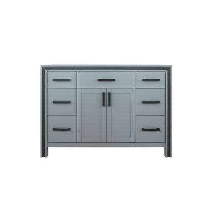 Ziva 48 in W x 22 in D Dark Grey Bath Vanity
