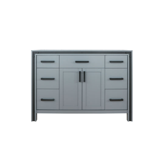 Ziva 48 in W x 22 in D Dark Grey Bath Vanity