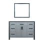 Ziva 48 in W x 22 in D Dark Grey Bath Vanity