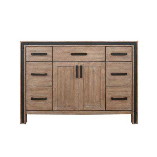Ziva 48 in W x 22 in D Rustic Barnwood Bath Vanity
