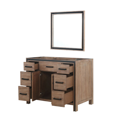 Ziva 48 in W x 22 in D Rustic Barnwood Bath Vanity