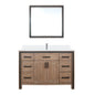 Ziva 48 in W x 22 in D Rustic Barnwood Bath Vanity
