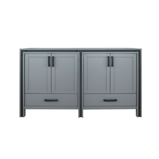 Ziva 60 in W x 22 in D Dark Grey Double Bath Vanity