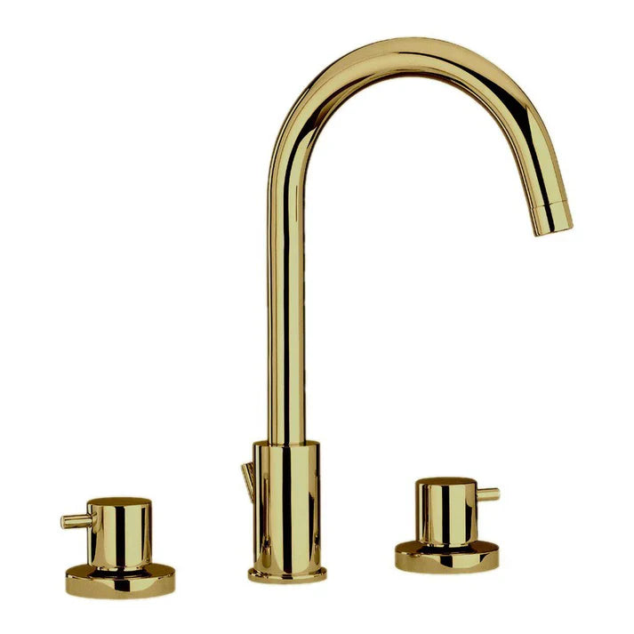 LaToscana Elba Widespread Faucet – 78OK214 Matt Gold | Italian Made