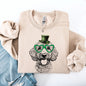 Labradoodle, Adorable Dog, St Patrick's Day, Lucky, Irish Sweatshirt