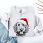 Labradoodle, Santa, Dog, Christmas, Dog Lover, Pet Sweatshirt