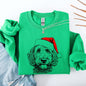 Labradoodle, Santa, Dog, Christmas, Dog Lover, Pet Sweatshirt