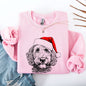 Labradoodle, Santa, Dog, Christmas, Dog Lover, Pet Sweatshirt