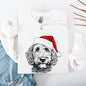 Labradoodle, Santa, Dog, Christmas, Dog Lover, Pet Sweatshirt