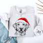 Labrador Retriever, Santa, Dog, Christmas, Dog Lover, Pet Sweatshirt