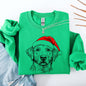 Labrador Retriever, Santa, Dog, Christmas, Dog Lover, Pet Sweatshirt